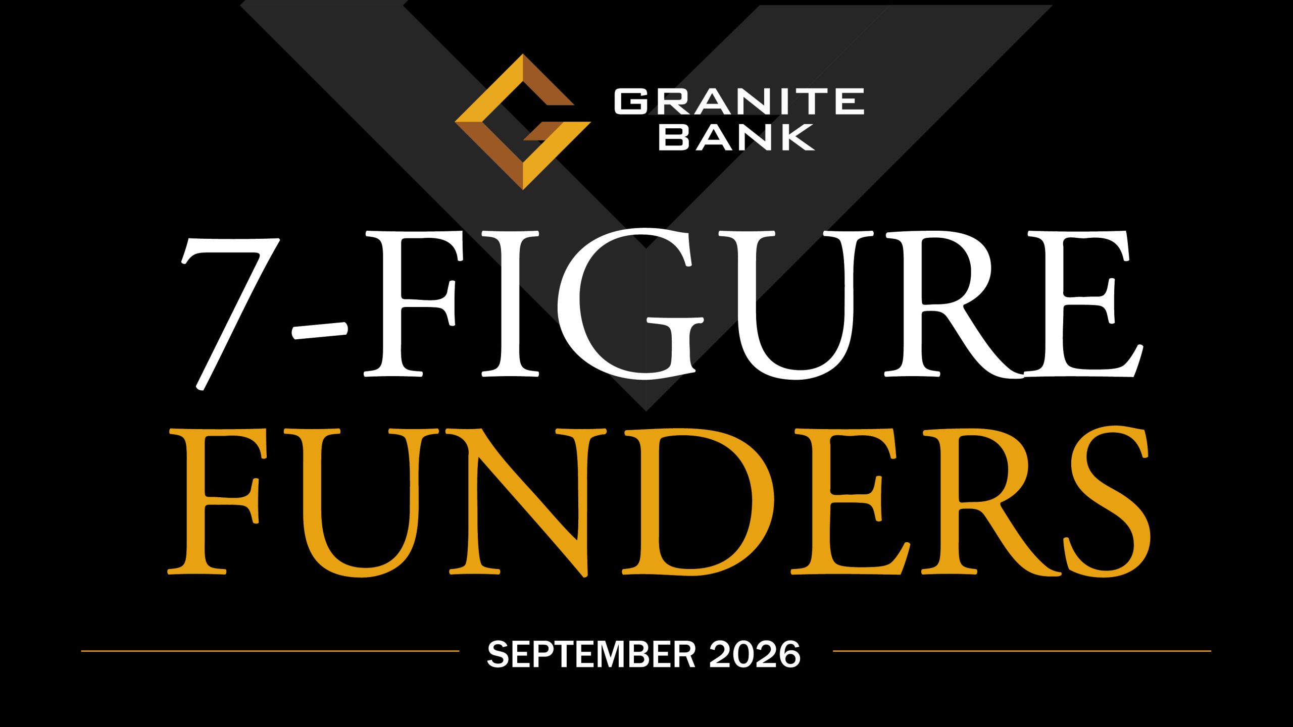 Congratulating September’s 7-Figure Funders