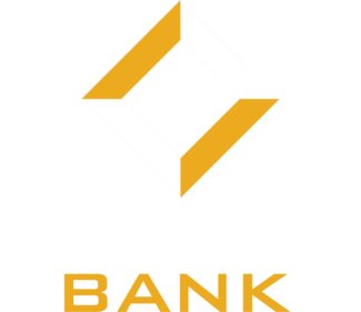 Granite Bank logo white-gold vertical