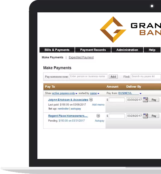 Online-Bill-Pay-at-Granite Bank